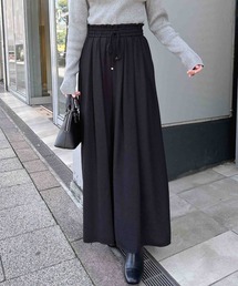 厚地ジョーゼットイージースカンツ
