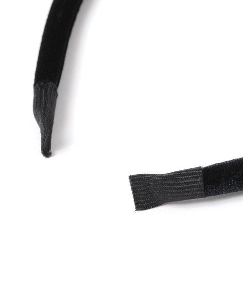 Heather（ヘザー）の「ベロアカチューシャ　232896（カチューシャ・レディース・ブラック/ブラウン・ONE SIZE）」の6枚目の写真