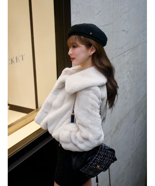 Winter Love Faux Fur Coat（その他アウター）｜Her lip to（ハー