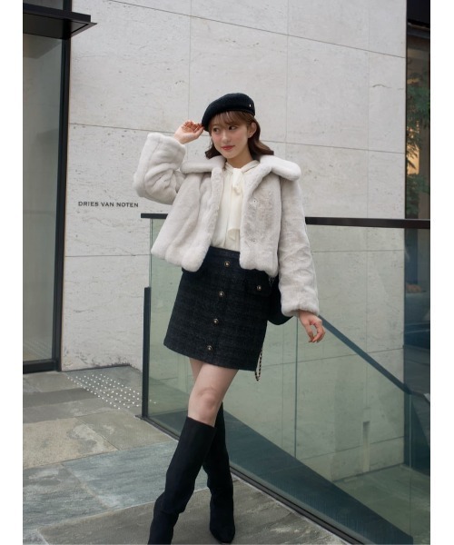 m様　Her lip to Winter Love Faux Fur Coat 新色】Winter Love Faux Fur Coat