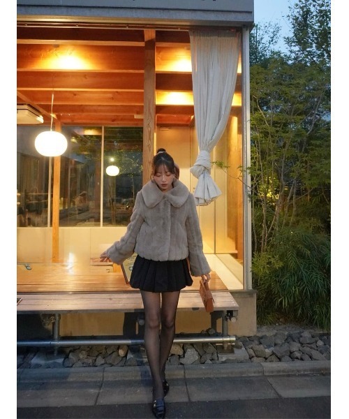 Winter Love Faux Fur Coat（その他アウター）｜Her lip to（ハー