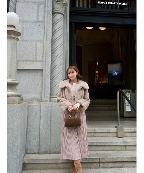 Winter Love Faux Fur Coat（その他アウター）｜Her lip to（ハー