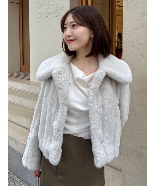herlipto Winter Love Faux Fur Coat Sコート 新色】Winter Love Faux Fur Coat