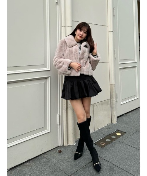 Winter Love Faux Fur Coat（その他アウター）｜Her lip to（ハー