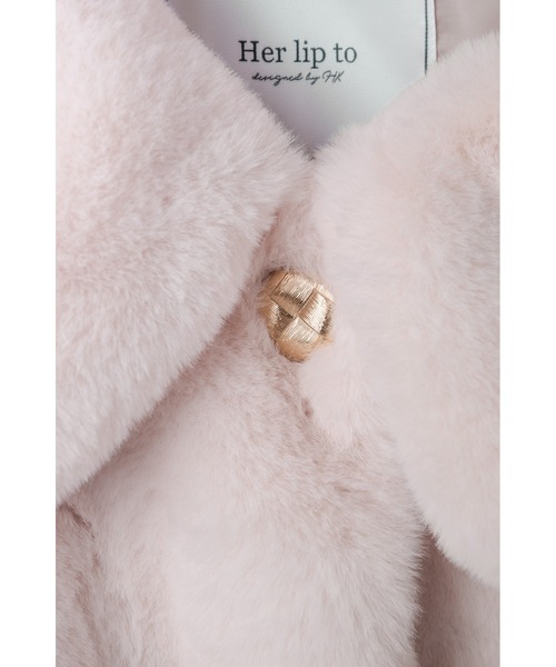 Winter Love Faux Fur Coat（その他アウター）｜Her lip to（ハー