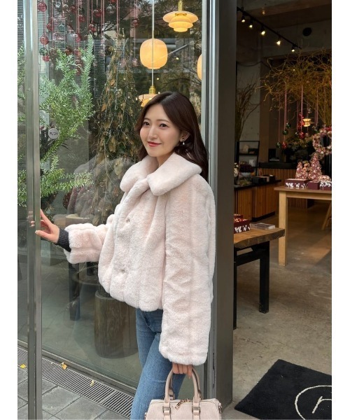 Winter Love Faux Fur Coat（その他アウター）｜Her lip to（ハー
