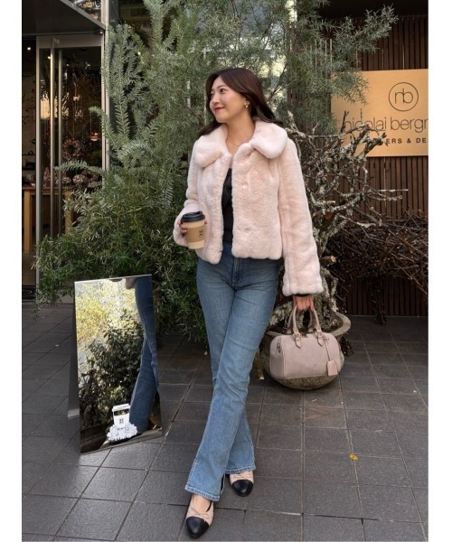 Winter Love Faux Fur Coat（その他アウター）｜Her lip to（ハー