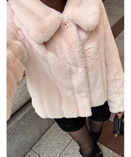 Winter Love Faux Fur Coat（その他アウター）｜Her lip to（ハー