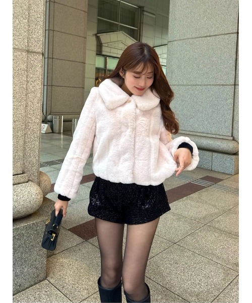 Winter Love Faux Fur Coat（その他アウター）｜Her lip to（ハー