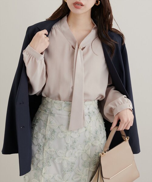 ❣️natural couture ❣️ブラウス３点セット❣️ natural couture/【natural couture】キャンディースリーブ
