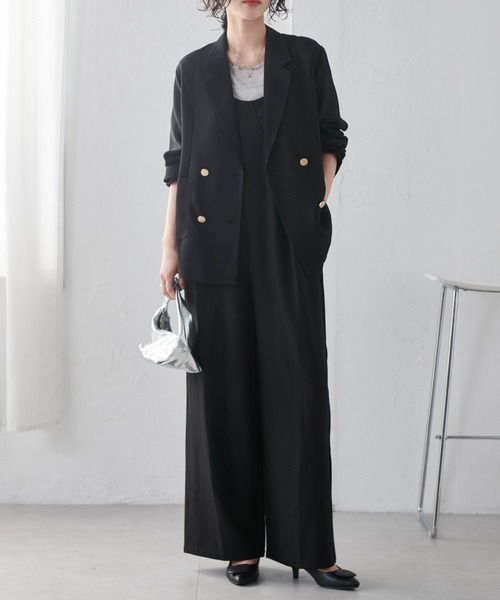 シアーメッシュダブルジャケット（テーラードジャケット）｜RANAN