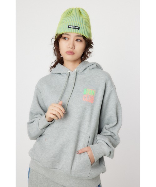 RODEO CROWNS WIDE BOWL(ロデオクラウンズワイドボウル)の「Neon Color Print パーカー(パーカー・レディース・ブラック/オフホワイト/ブルー/杢グレー・FREE)」の3枚目の写真