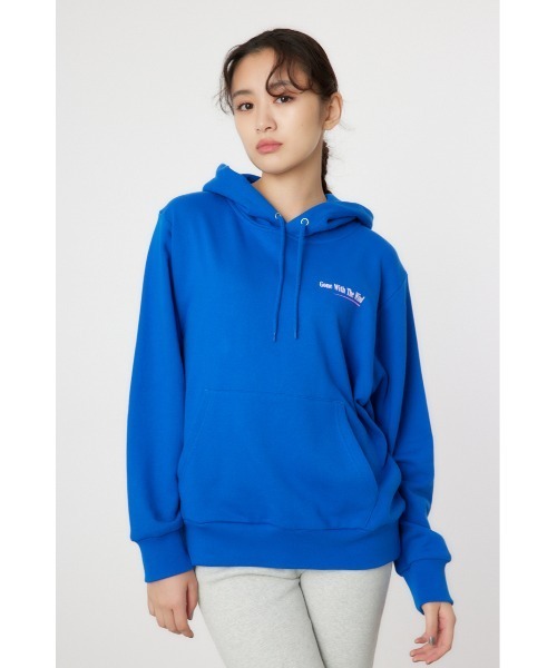 RODEO CROWNS WIDE BOWL(ロデオクラウンズワイドボウル)の「Neon Color Print パーカー(パーカー・レディース・ブラック/オフホワイト/ブルー/杢グレー・FREE)」の9枚目の写真