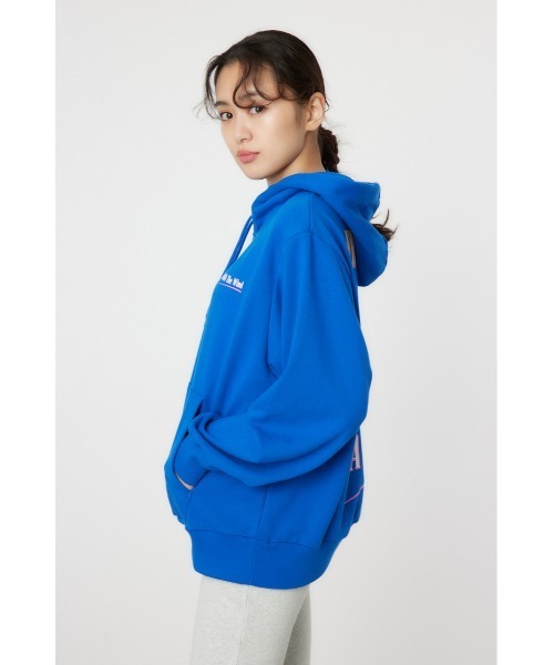 RODEO CROWNS WIDE BOWL(ロデオクラウンズワイドボウル)の「Neon Color Print パーカー(パーカー・レディース・ブラック/オフホワイト/ブルー/杢グレー・FREE)」の10枚目の写真