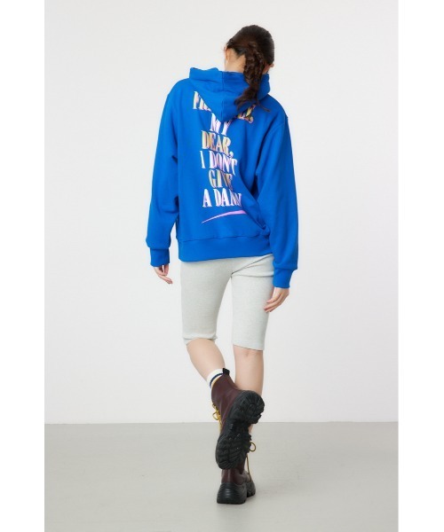 RODEO CROWNS WIDE BOWL(ロデオクラウンズワイドボウル)の「Neon Color Print パーカー(パーカー・レディース・ブラック/オフホワイト/ブルー/杢グレー・FREE)」の13枚目の写真