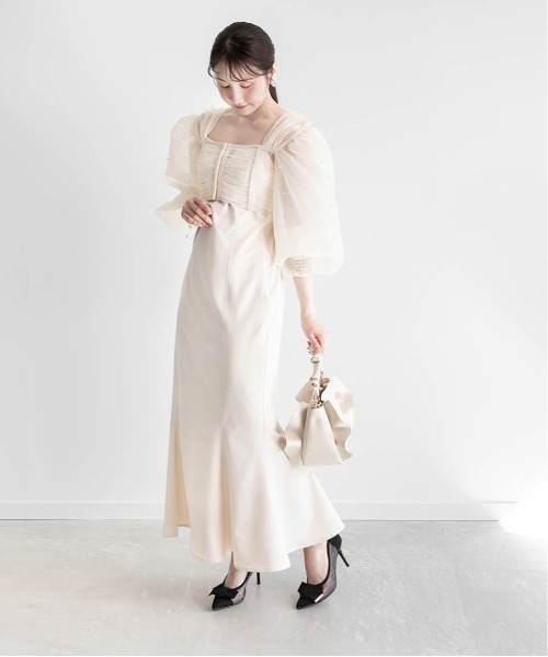 RANDA（ランダ）の「畳みリボンポインテッドトゥパンプス（パンプス・レディース・ホワイト/ブラック・23.5/24/22/22.5/23/24.5/25/25.5）」の9枚目の写真