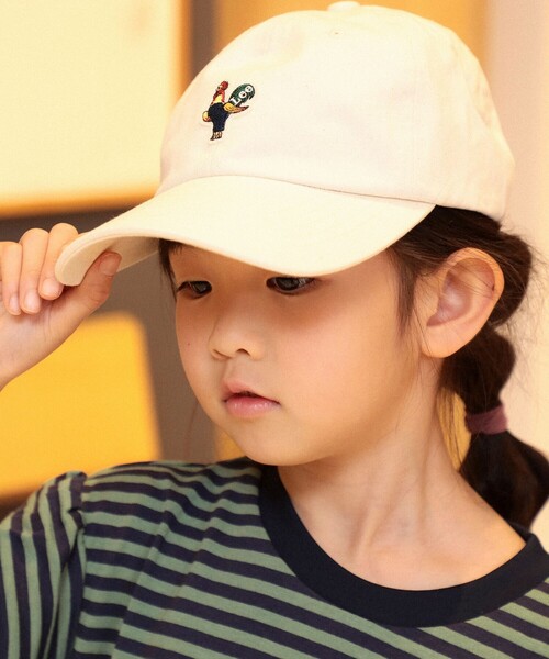 Lee（リー）の「【別注】Lee / ワッペン キャップ 2025SS（キャップ・キッズ・オフホワイト/ダークグリーン・ONE SIZE）」の9枚目の写真