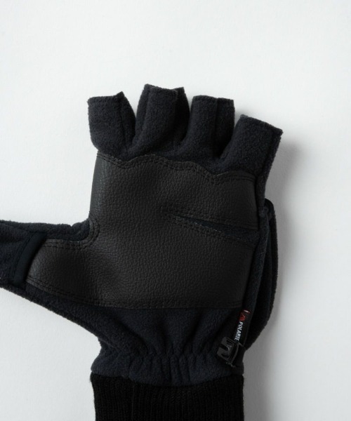 WILD THINGS（ワイルドシングス）の「【WILD THINGS】ポーラテックディタチャブル ミトン [WT24159TJ]（手袋・メンズ・オリーブドラブ/ベージュ系その他/ブラック・M/S）」の10枚目の写真