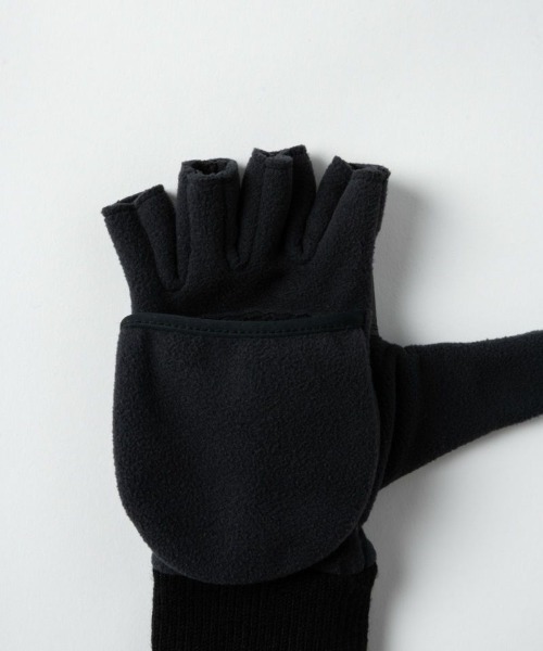 WILD THINGS（ワイルドシングス）の「【WILD THINGS】ポーラテックディタチャブル ミトン [WT24159TJ]（手袋・メンズ・オリーブドラブ/ベージュ系その他/ブラック・M/S）」の11枚目の写真