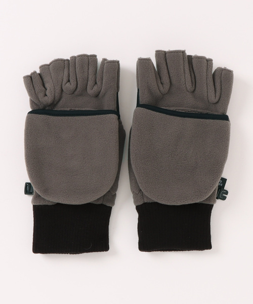 WILD THINGS（ワイルドシングス）の「【WILD THINGS】ポーラテックディタチャブル ミトン [WT24159TJ]（手袋・メンズ・オリーブドラブ/ベージュ系その他/ブラック・M/S）」の7枚目の写真