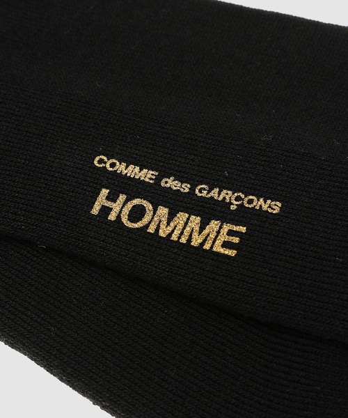 COMME des GARCONS HOMME（コム デ ギャルソン・オム）の「LOGO TUBE SOCKS（ソックス/靴下・メンズ・ホワイト/ブラック・ONE SIZE）」の5枚目の写真