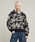 G-STAR RAWiW[X^[Dj́uSPRAYED LETTERS LOOSE HOODED SWEATER/OtBbNvgSp[J[ip[J[jvbubNn̑