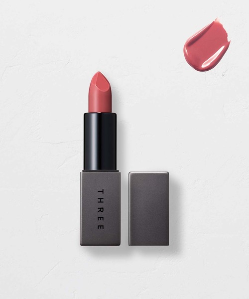 THREE（スリー）の「THREE ドリームオン アリューリング リップスティック（口紅/リップティント/グロス・レディース・02 SWEET COMMUNICATION/01 HEALING KISS/05 DREAM GARDEN/06 SPEAK MY LANGUAGE/04 CLOUD GARDEN/03 PERFECT KISS/08 RED TEA/07 ALMOND TEA・FREE）」の5枚目の写真