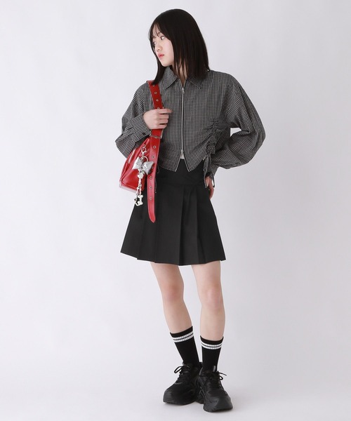 repipi armario(レピピ アルマリオ)の「リボンプリーツスカート(スカート・キッズ・ベージュ/グレー/ブラック・MEDIUM/LARGE/SMALL)」の17枚目の写真