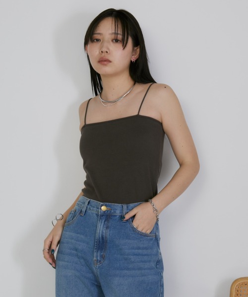 セール】カップ付きベアキャミソール（キャミソール）｜Aunt Marie's