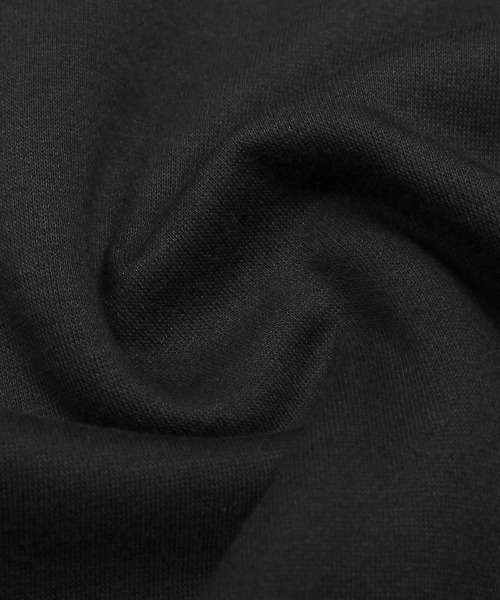 LUXSTYLE（ラグスタイル）の「ニットタートルネック×裏起毛スウェット（スウェット・メンズ・ブラック/アイボリー・L/M）」の6枚目の写真