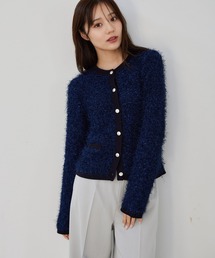 フェザーキンボタンカーディガン291800