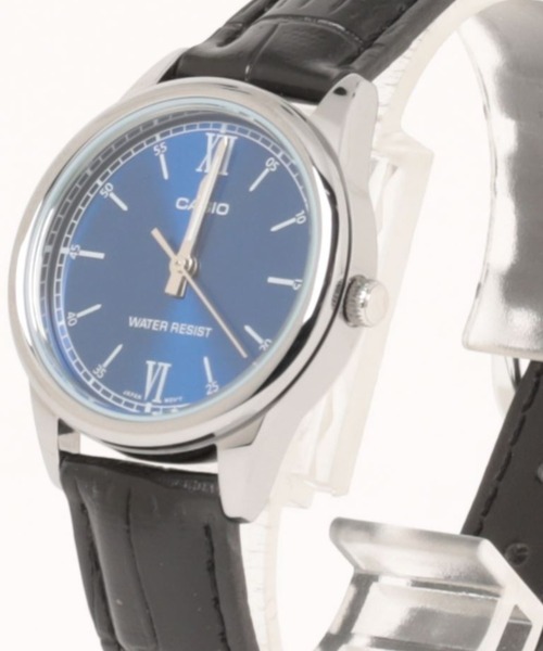 CASIO(カシオ)の「カシオ CASIO / 日本製クオーツ スタンダード アナログ 腕時計 日常生活防水 //// LTPレザーシリーズ(アナログ腕時計・レディース・シルバー/ブラック×ブラック/ブラック×ブルー/シルバー×ブラック/ブラウン系その他/ブラック×シルバー/シルバー系その他・FREE)」の3枚目の写真