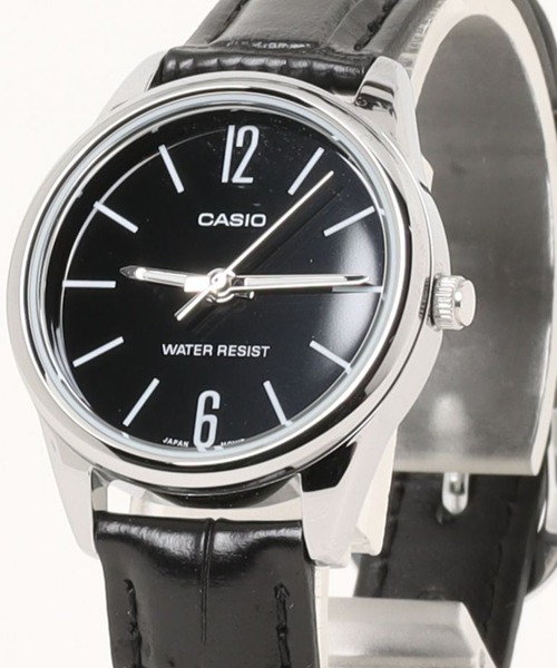 CASIO(カシオ)の「カシオ CASIO / 日本製クオーツ スタンダード アナログ 腕時計 日常生活防水 //// LTPレザーシリーズ(アナログ腕時計・レディース・シルバー/ブラック×ブラック/ブラック×ブルー/シルバー×ブラック/ブラウン系その他/ブラック×シルバー/シルバー系その他・FREE)」の7枚目の写真