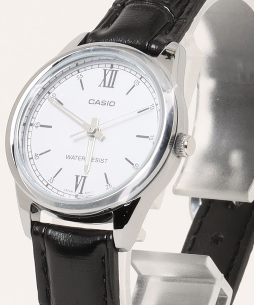 CASIO(カシオ)の「カシオ CASIO / 日本製クオーツ スタンダード アナログ 腕時計 日常生活防水 //// LTPレザーシリーズ(アナログ腕時計・レディース・シルバー/ブラック×ブラック/ブラック×ブルー/シルバー×ブラック/ブラウン系その他/ブラック×シルバー/シルバー系その他・FREE)」の21枚目の写真