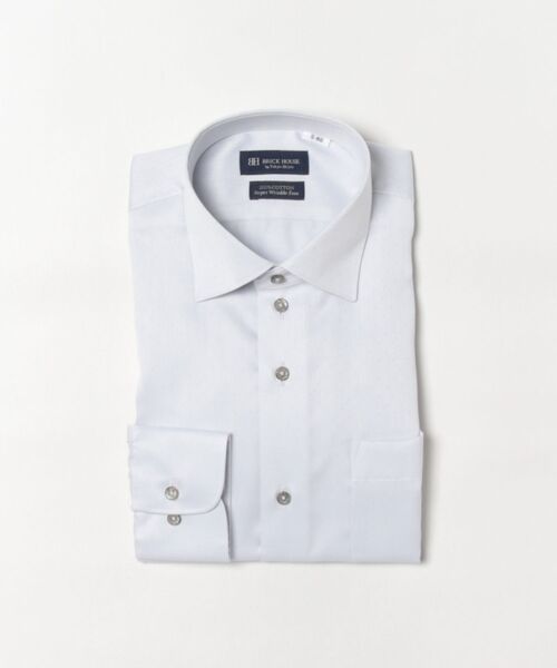 超形態安定ノーアイロン ワイド 長袖ビジネスワイシャツ（ビジネスシャツ）｜TOKYO SHIRTS（トウキョウシャツ）