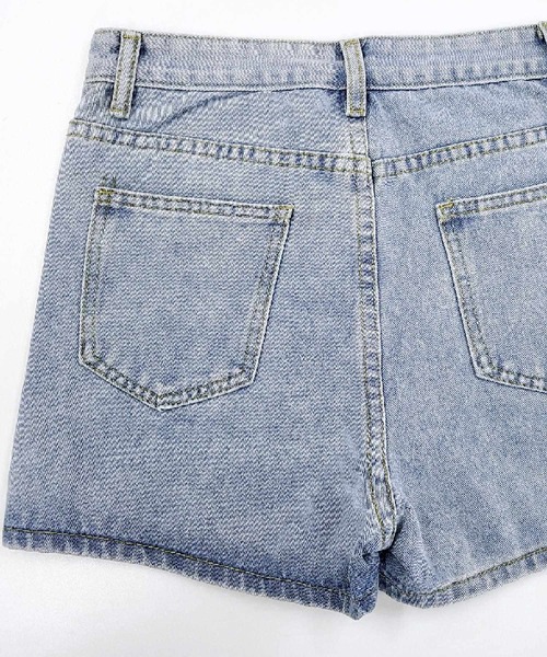 DAY CLOSET(デイ クローゼット)の「レディース 韓国っぽショート丈デニムスカパン(デニムパンツ・レディース・チャコールグレー/ライトブルー・XL/L/2XL/M/S)」の15枚目の写真
