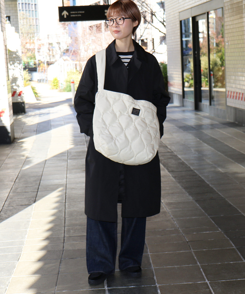 TAION（タイオン）の「【WEB限定】【TAION】ミリタリー ダウンショルダーバッグ（ショルダーバッグ・レディース・グリーン系その他/オフホワイト/ブラック・フリー）」の7枚目の写真