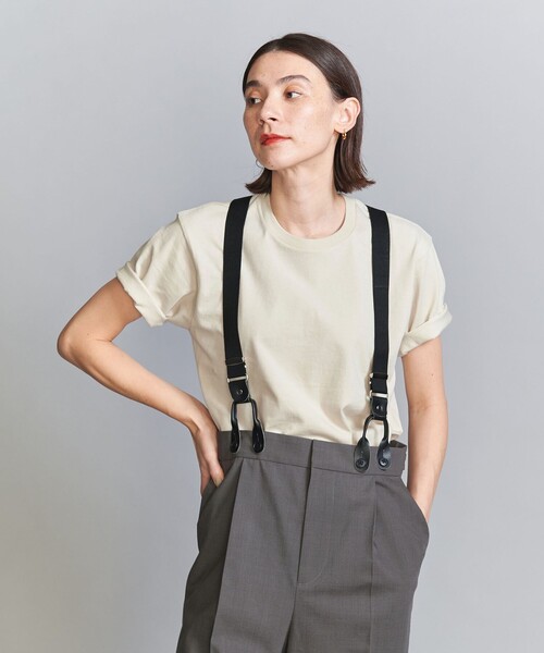 HANES(ヘインズ)の「【別注】<Hanes>2パック Tシャツ(Tシャツ/カットソー・レディース・ベージュ/その他1/ブラウン・FREE)」の7枚目の写真