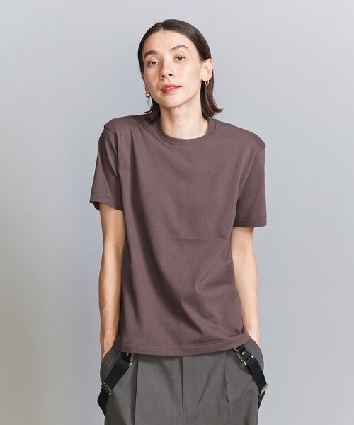 HANES(ヘインズ)の「【別注】<Hanes>2パック Tシャツ(Tシャツ/カットソー・レディース・ベージュ/その他1/ブラウン・FREE)」の9枚目の写真