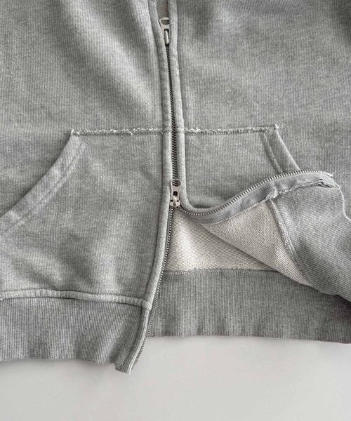 CANAL JEAN(キャナルジーン)の「HARING 裏毛コンパクトパーカー(パーカー・レディース・ネイビー/グレー/レッド・ONE SIZE)」の19枚目の写真