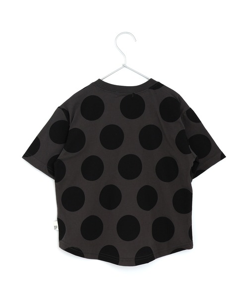 MAKE YOUR DAY（メイクユアデイ）の「ドット総柄半袖Tシャツ■80～140cm（Tシャツ/カットソー・キッズ・オリーブ/チャコールグレー/オフホワイト・80/90/100/110/120/130/140）」の7枚目の写真