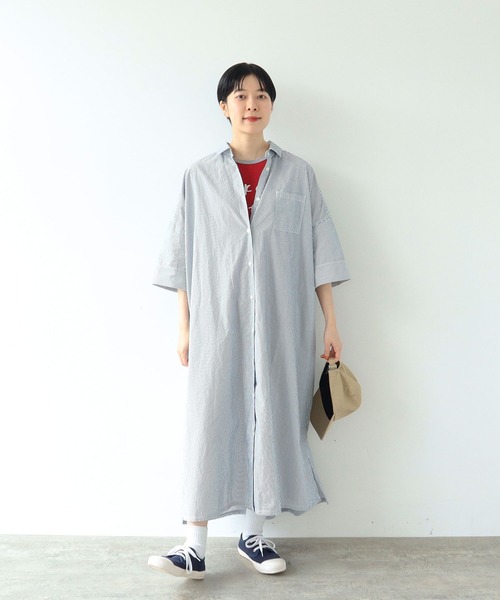 PAR ICI（パーリッシィ）の「make haste slowly リンガーTシャツ（Tシャツ/カットソー・レディース・アイボリー/グリーン/グレー/レッド・FREE）」の18枚目の写真