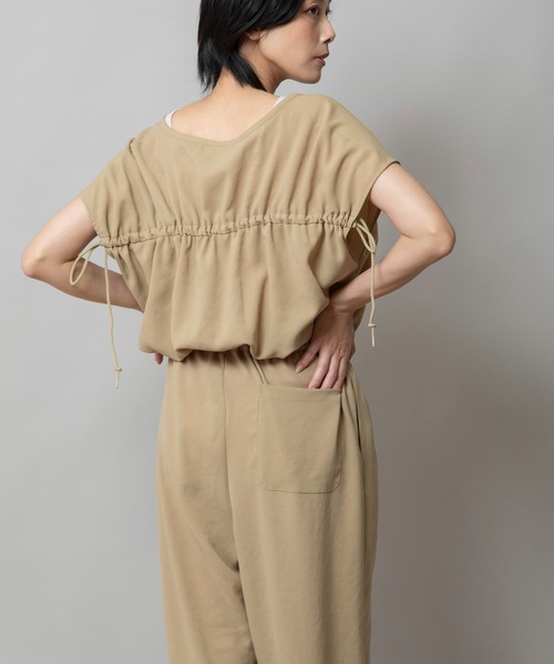 Munich（ミューニック）の「【防シワ】【速乾性】コンジュゲートメッシュコンビネゾン（つなぎ/オールインワン・レディース・ブラック/ベージュ/ライトグレー・M/S）」の21枚目の写真