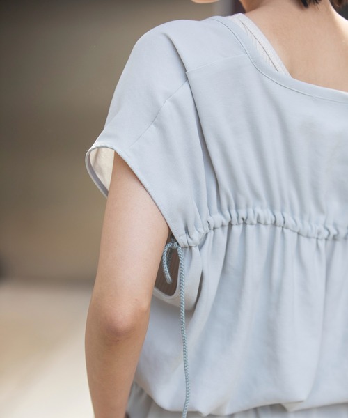 Munich（ミューニック）の「【防シワ】【速乾性】コンジュゲートメッシュコンビネゾン（つなぎ/オールインワン・レディース・ブラック/ベージュ/ライトグレー・M/S）」の11枚目の写真