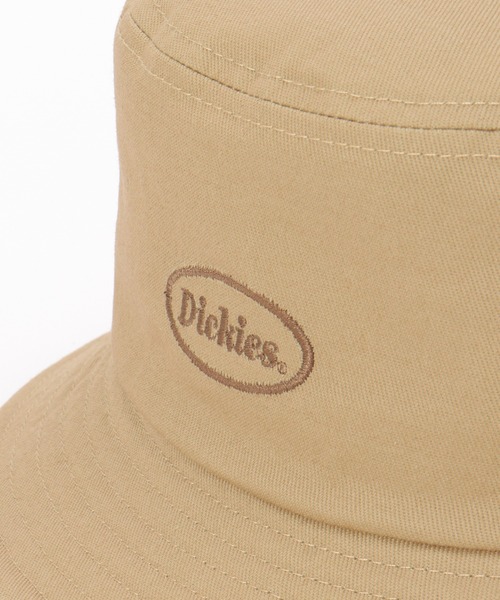 Dickies(ディッキーズ)の「Dickies ディッキーズ ロゴ刺繍バケットハット(ハット・メンズ・グレー/ブラック/ベージュ・FREE)」の12枚目の写真