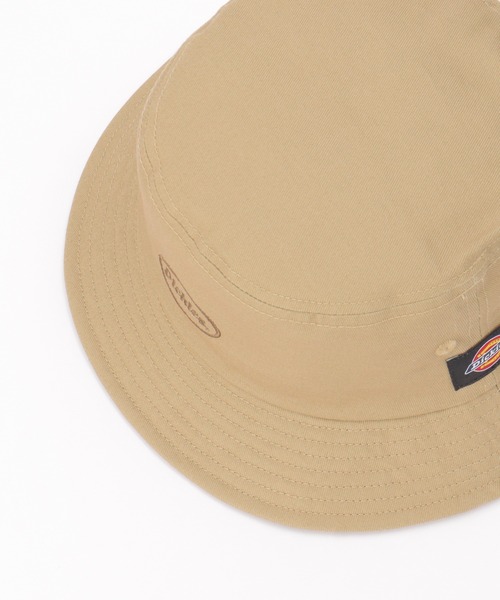 Dickies(ディッキーズ)の「Dickies ディッキーズ ロゴ刺繍バケットハット(ハット・メンズ・グレー/ブラック/ベージュ・FREE)」の13枚目の写真