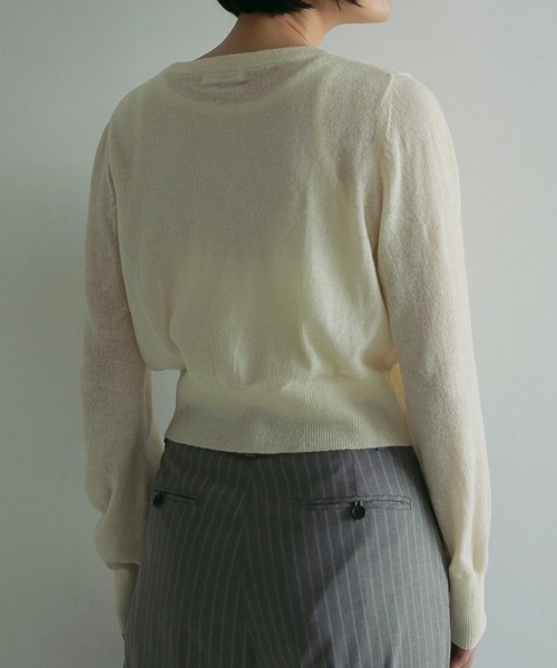 anuke（アンヌーク）の「anuke Layered Mohair Knit（ニット/セーター