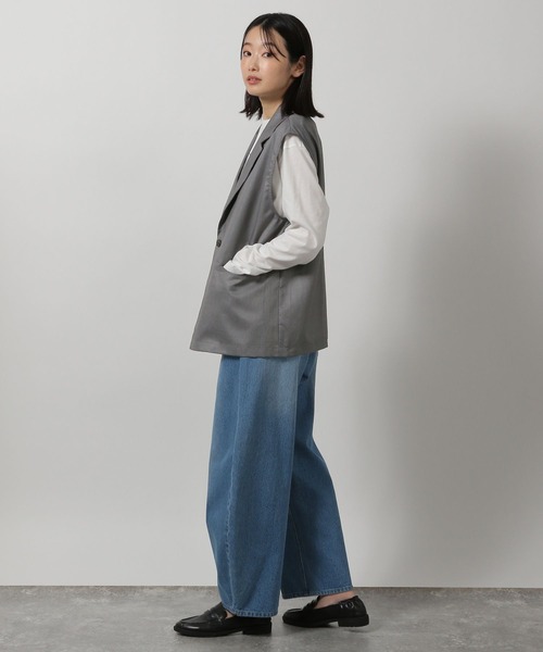 LAKOLE（ラコレ）の「バックギャザージレ / 292586（ベスト・レディース・グレー/ブラック・FREE）」の18枚目の写真