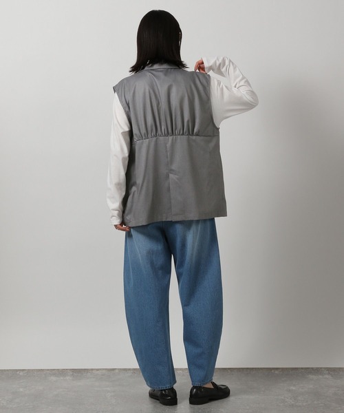 LAKOLE（ラコレ）の「バックギャザージレ / 292586（ベスト・レディース・グレー/ブラック・FREE）」の19枚目の写真