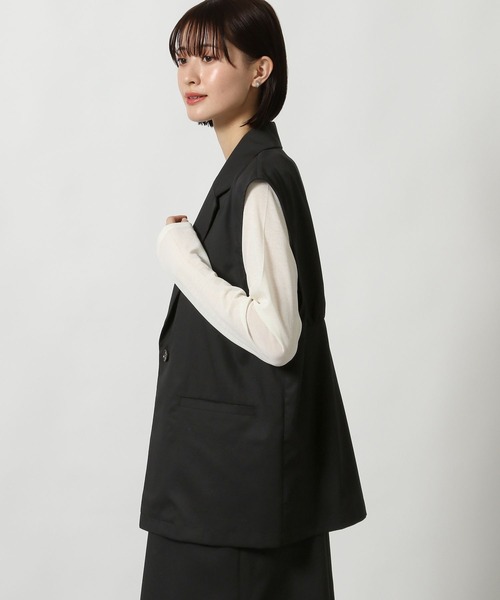 LAKOLE（ラコレ）の「バックギャザージレ / 292586（ベスト・レディース・グレー/ブラック・FREE）」の15枚目の写真